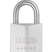 ABUS 75IB/50 Chrome-Plated Solid Brass Padlock-ABUS