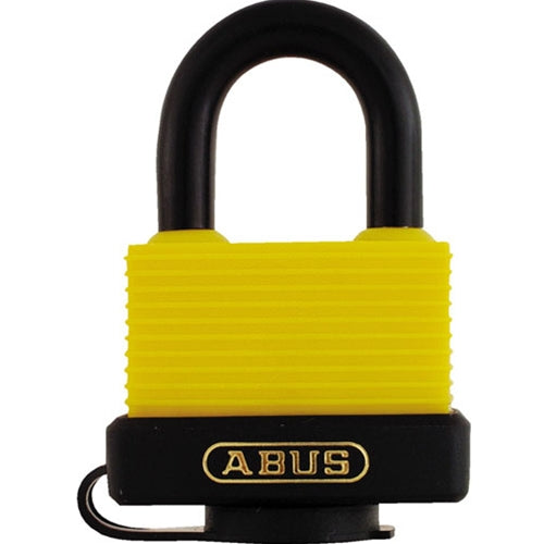 ABUS 70/45 Covered Brass Padlock-ABUS-70/45BKAYELLOW