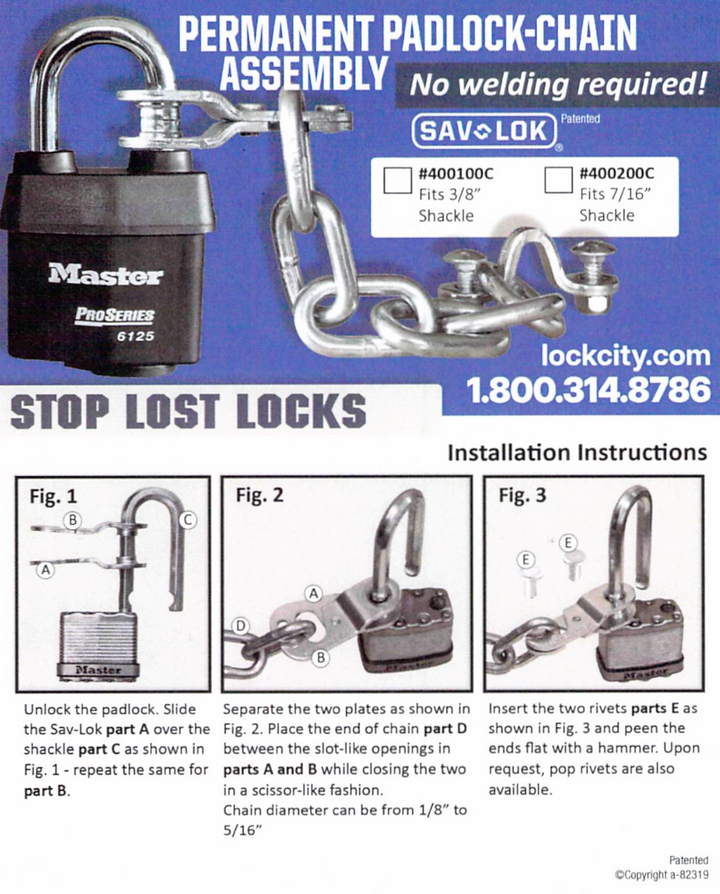 400100 3/8" SavLok®