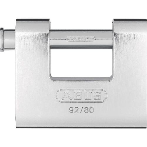 ABUS 92/80 Monoblock Solid Brass Padlock-ABUS
