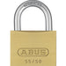 ABUS 55/50 Solid Brass Padlock-ABUS-AbusLocks.com