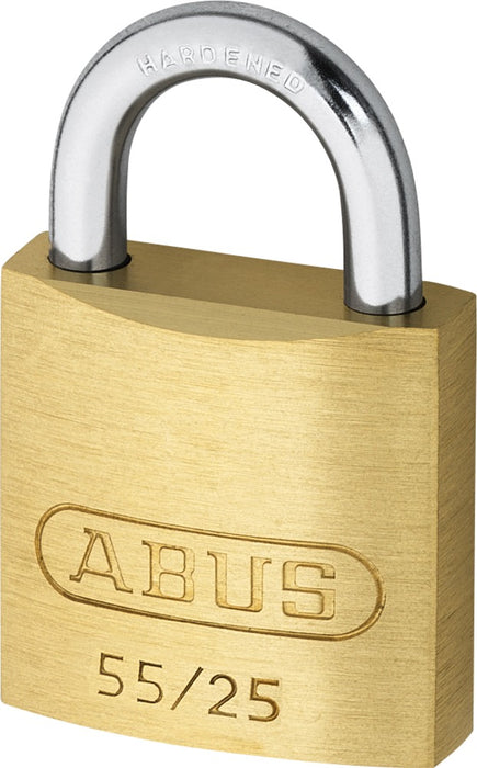 ABUS 55/25BKA Solid Brass Padlock —