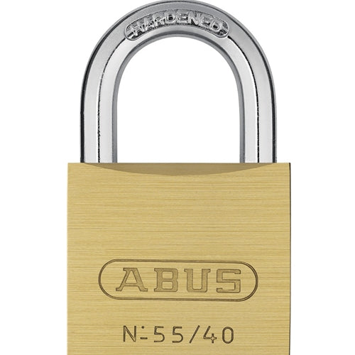 ABUS 55/40 Solid Brass Padlock-ABUS-Keyed Alike-55/40BKA-AbusLocks.com