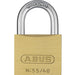 ABUS 55/40 Solid Brass Padlock-ABUS-Keyed Different-55/40BKD-AbusLocks.com